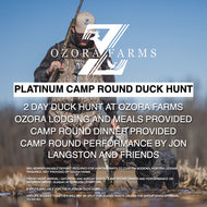 Platinum Camp Round Duck Hunt - $2,500