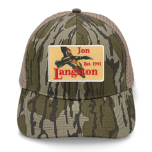 Load image into Gallery viewer, Limited Edition Jon Langston Mossy Oak Patch Hat
